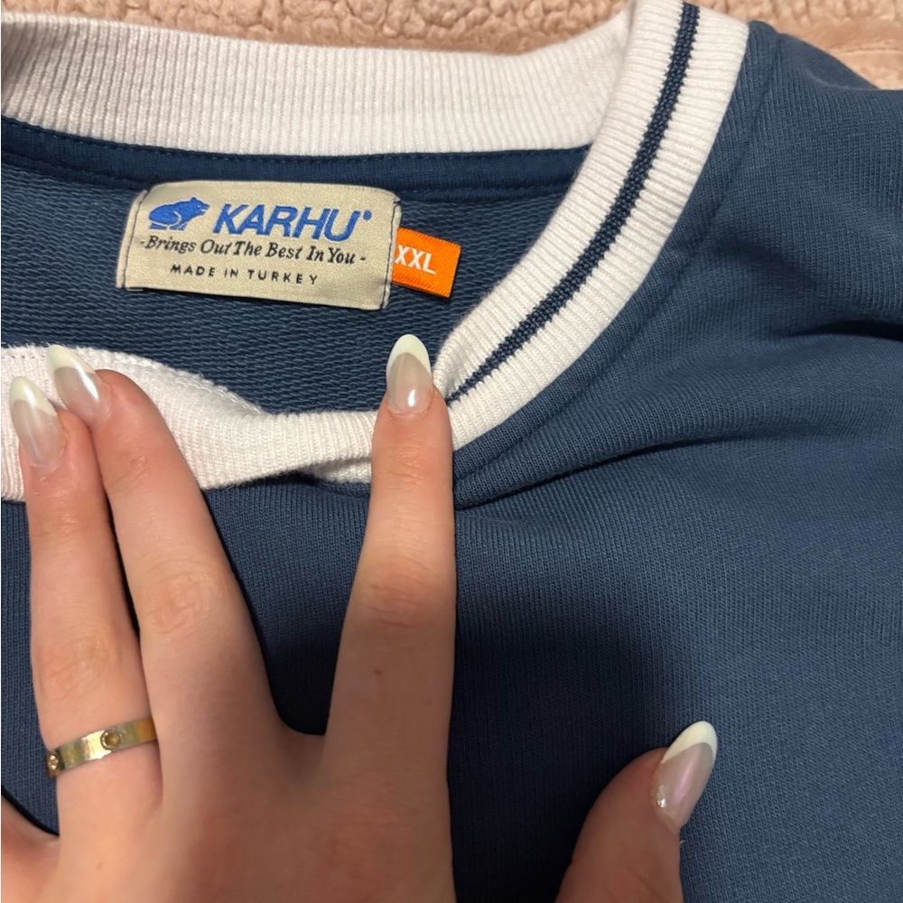 Men's Blue Crewneck Sweater